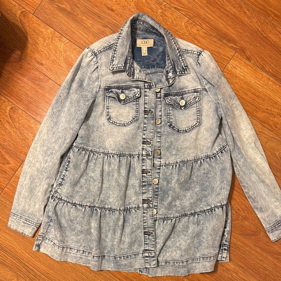 LOGO denim jacket - Picture 1 of 3